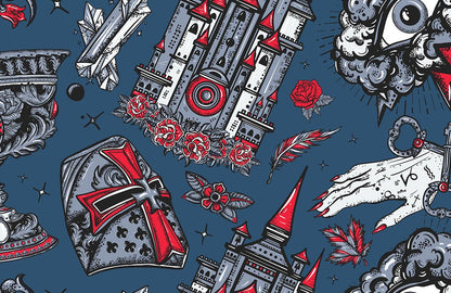 Vibrant New York City Scene Artistic Wall Mural