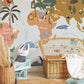 Colorful World Map Kids Room Mural Wallpaper