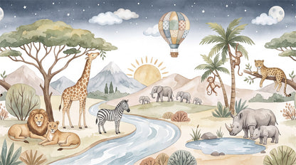 Blue Balloon Wallpaper Mural artwork