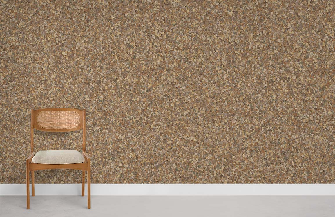 Brown Grit Texture Industrial  Wallpaper Mural