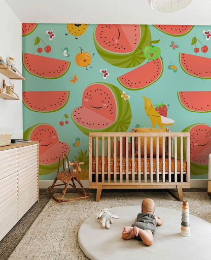 wallpaper in the form of charming fruits