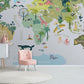 World Map Kids Room Wallpaper