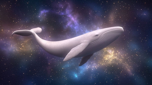 Celestial Whale Drift Mural Wallpaper