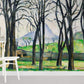 Rustikale Landschaft Aquarell Tapete Mural