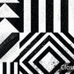 Bold Geometric Contrast Mural Wallpaper