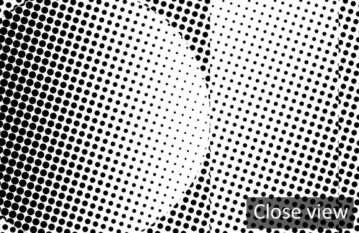 Monochrome Geometric Illusion Mural Wallpaper