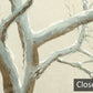 Silent Frosty Winter Forest Mural Wallpaper