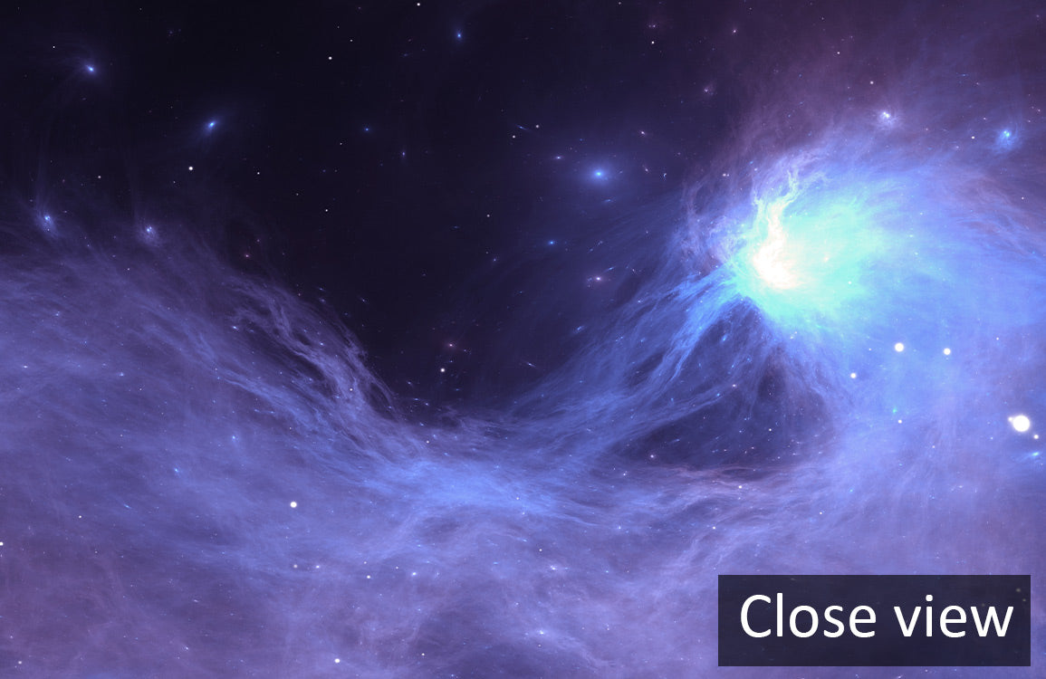 Celestial Nebula Glow Mural Wallpaper