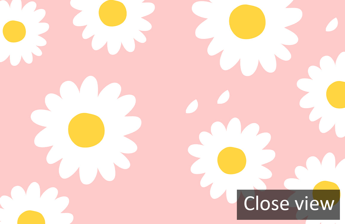 Daisy Delight Mural Wallpaper