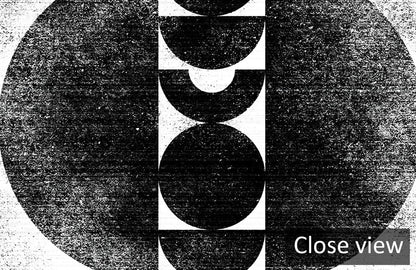 Geometric Circle Mosaic Mural Wallpaper