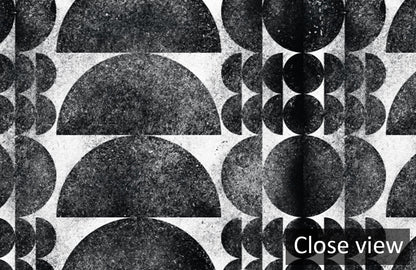 Abstract Geometric Circles Mural Wallpaper