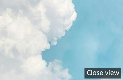 Cotton Sky Bloom Mural Wallpaper