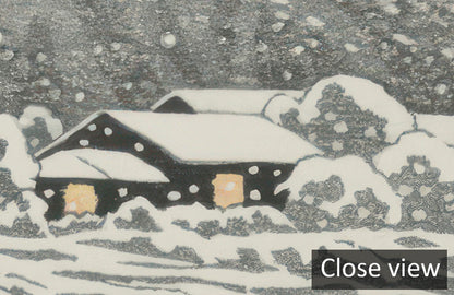 Snowy Mountain Winter Mural Wallpaper
