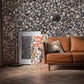 Pebble Texture Grey Modern Mural Wallpaper