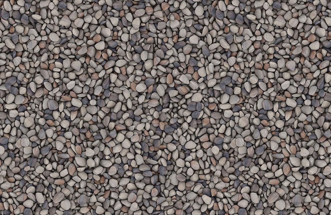 Pebble Texture Grey Modern Mural Wallpaper