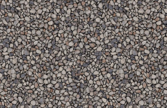 Pebble Texture Grey Modern Mural Wallpaper