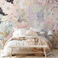 aesthetic flower wallpaper mural art design