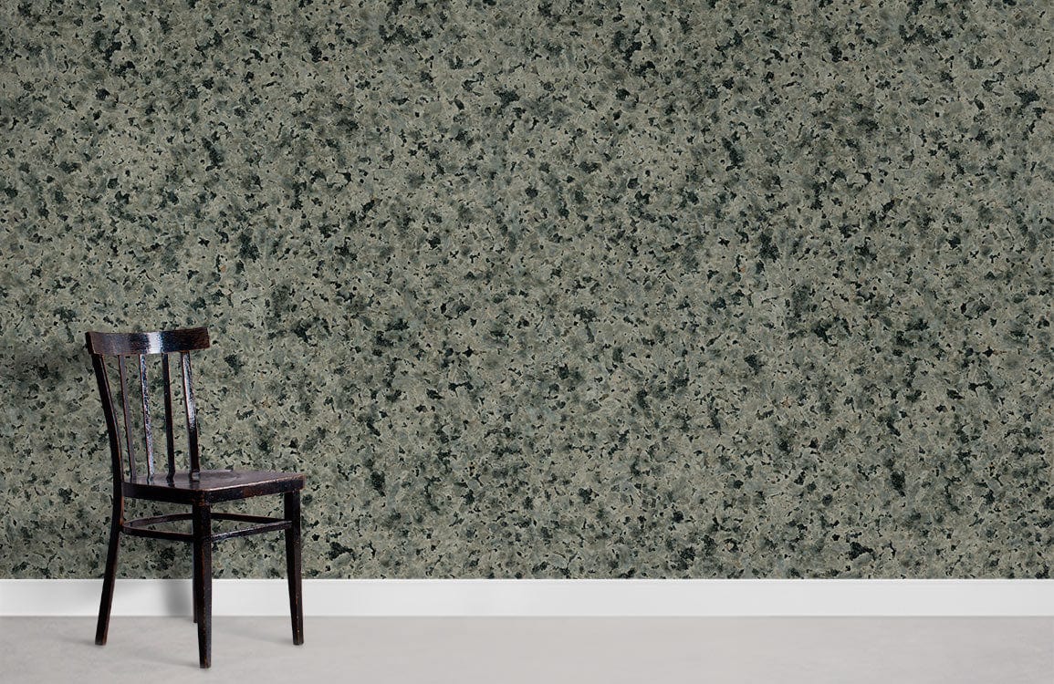 Modern Grey Granite Textured Mural Wallpaper