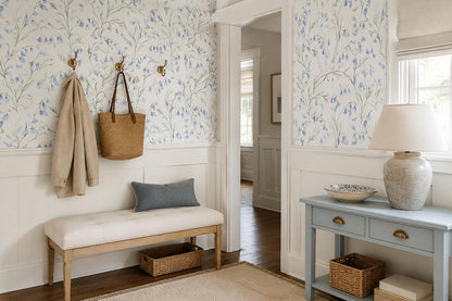 Delicate Bluebell Vines Wallpaper Mural - image 3