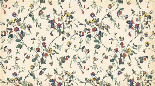 Graceful Birds and Flowering Vines Wallpaper Mural - image 2