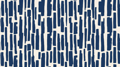 Bold Navy Block Strokes Wallpaper Mural - image 5