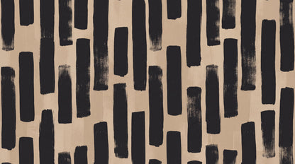 Strong Black Block Strokes Wallpaper Mural - image 5