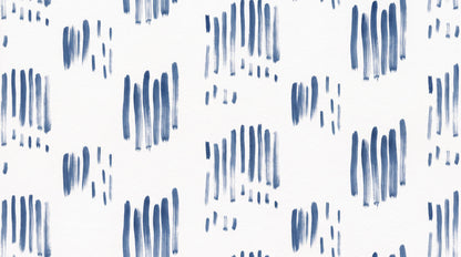 Cool Blue Dash Marks Wallpaper Mural - image 6