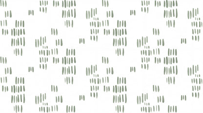 Calm Sage Dash Marks Wallpaper Mural - image 6