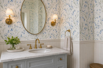 Delicate Bluebell Vines Wallpaper Mural - image 4