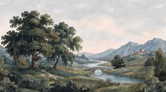 Green River Bridge Landscape Wallpaper Mural - 2