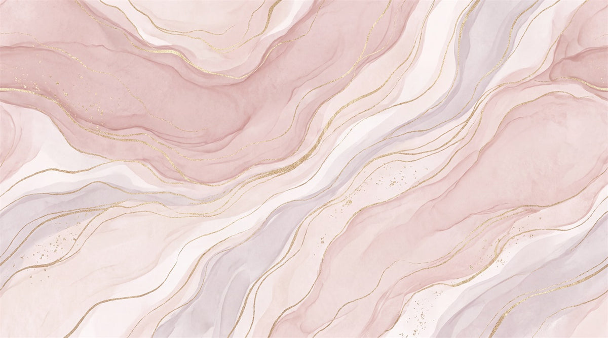 Pink Marble Wallpaper Mural artwork