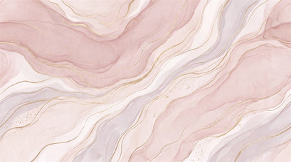 Pink Marble Wallpaper Mural artwork