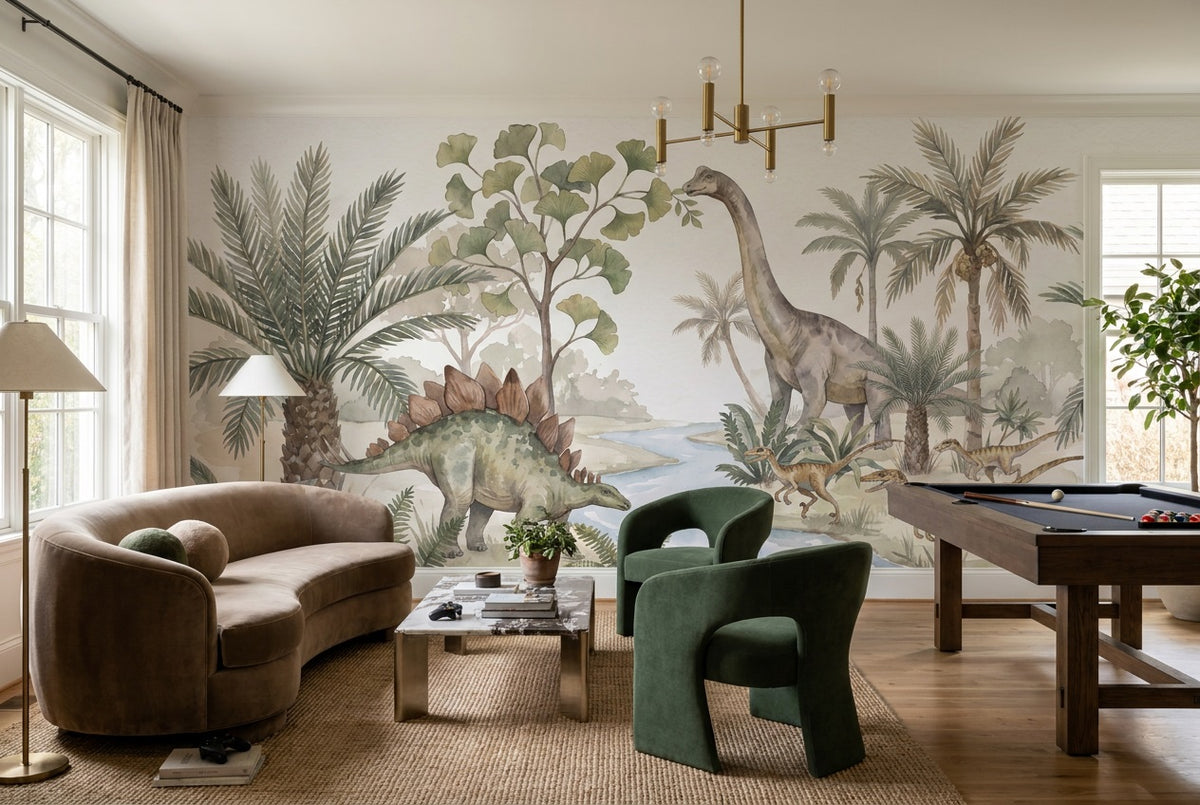 Sage Dinosaur Wallpaper Mural view 7