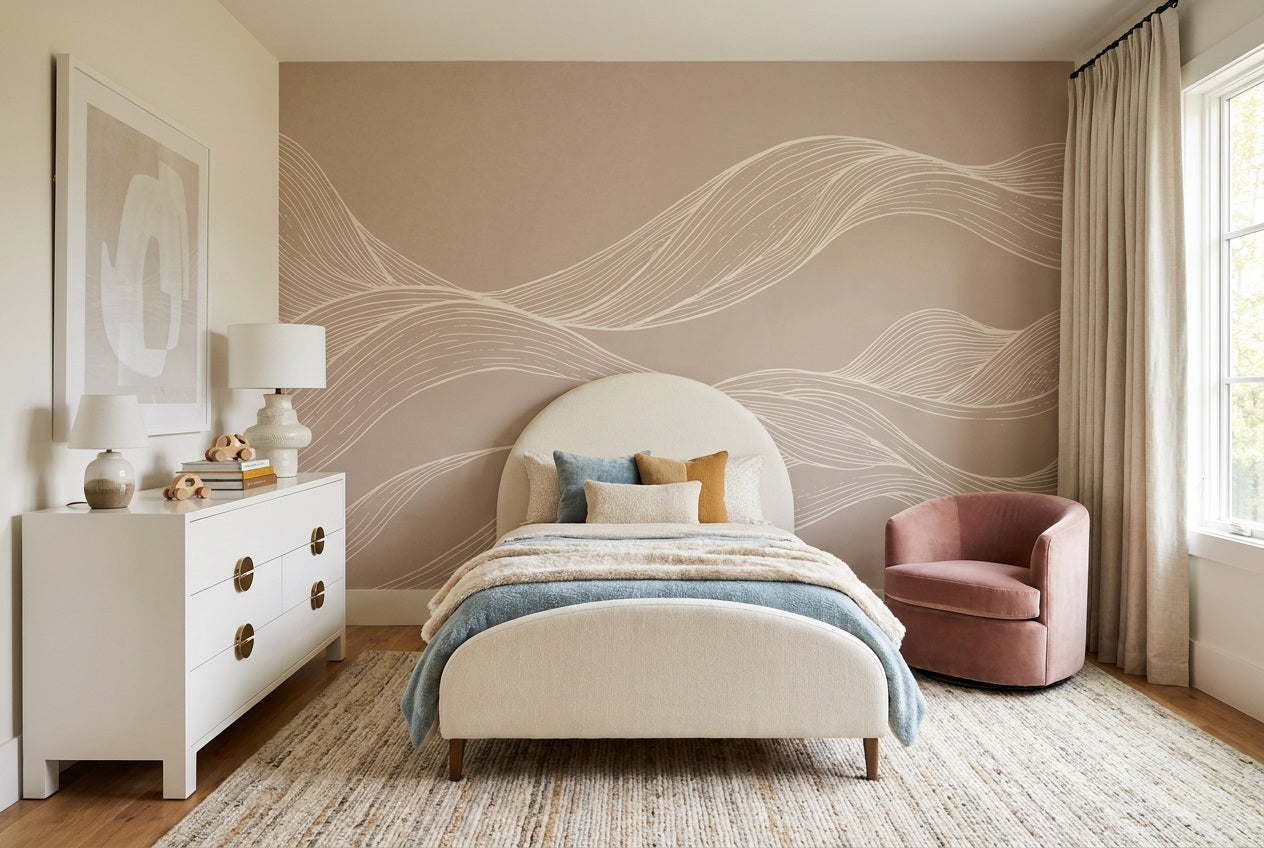 Sand Waves Wallpaper Mural view 6