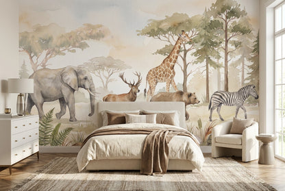 Sand Safari Wallpaper Mural view 3
