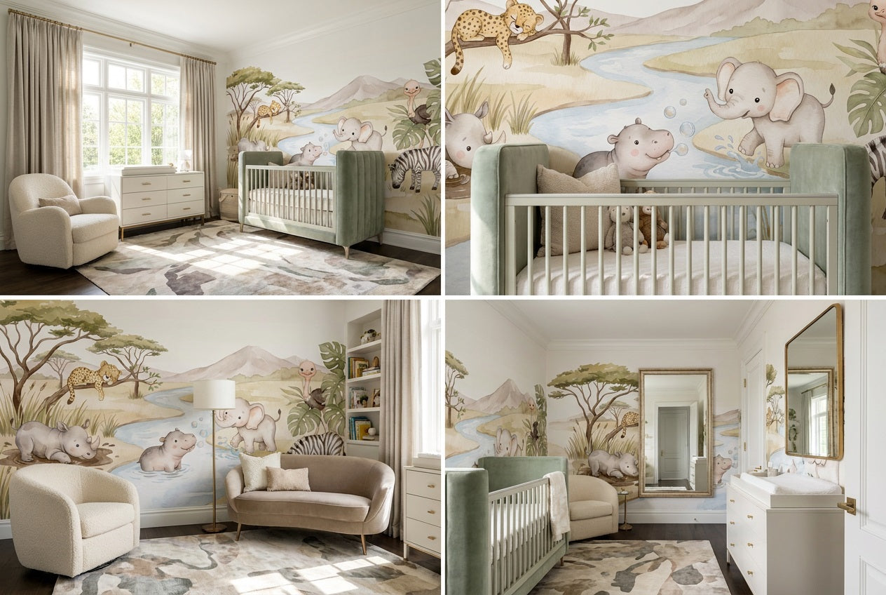 Sand Safari Wallpaper Mural view 5