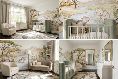 Sand Safari Wallpaper Mural view 5