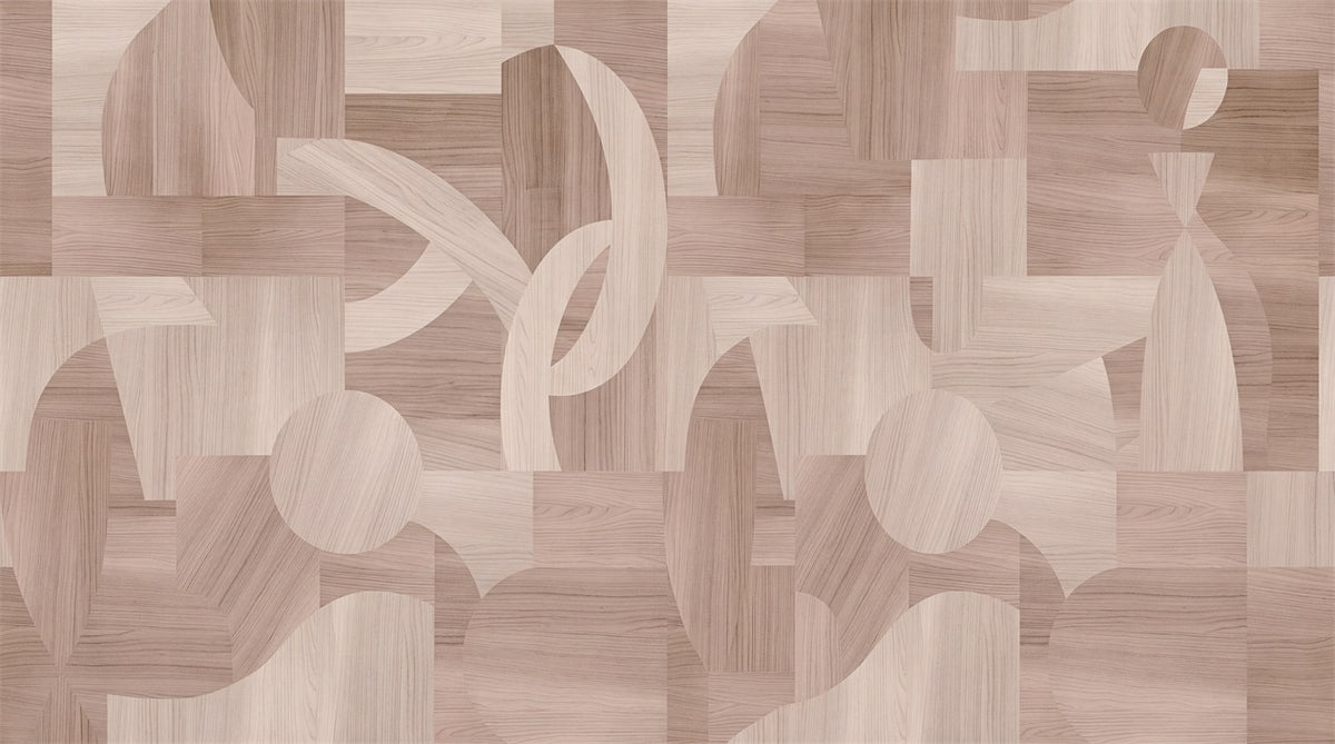 Tan Woodgrain Wallpaper Mural artwork