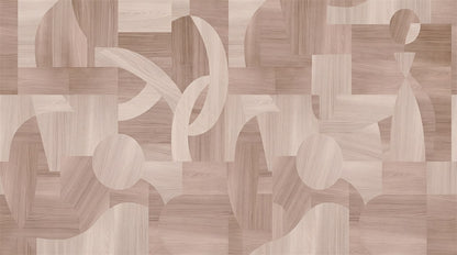 Tan Woodgrain Wallpaper Mural artwork