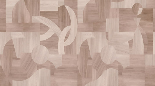 Tan Woodgrain Wallpaper Mural artwork