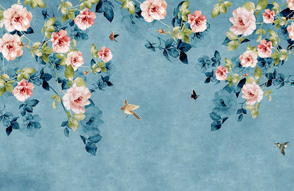 Fresh Oil Painting Forest Wallpaper Mural