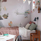 Whimsical Forest Animal Nursery Wall Mural