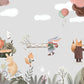 Whimsical Storybook Forest Friends Wallpaper Mural
