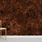 Rustic Brown Marble Effect Mural Wallpaper