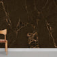 Luxurious Dark Marble Effect Wall Mural Wallpaper