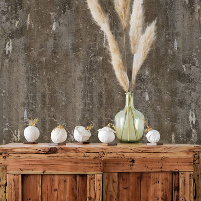 dark mottled marks industrial wall mural corridor