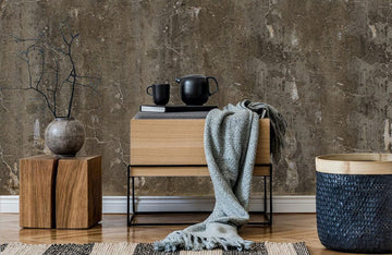 Industrial Concrete Textured Wallpaper Mural