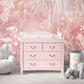 Blush Petals Mural Wallpaper in nursery