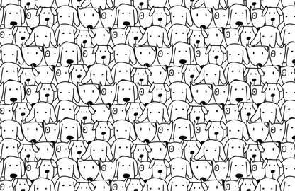 Happy Dog Wallpaper Mural
