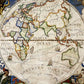 Vintage Nautical World Map Mural for Wall